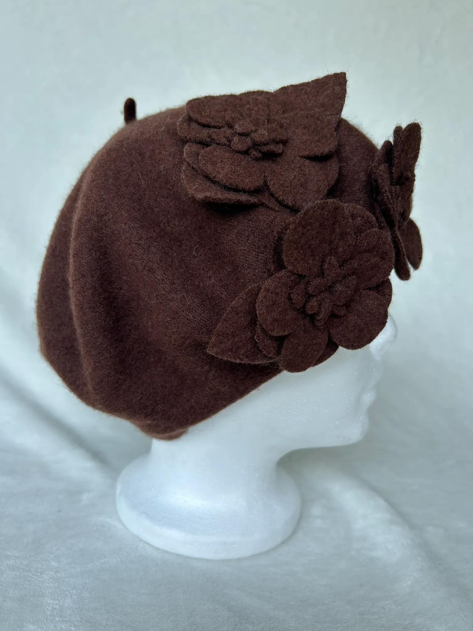 A ladies’ hat with a soft brim from the Cherish shoppe, number 243