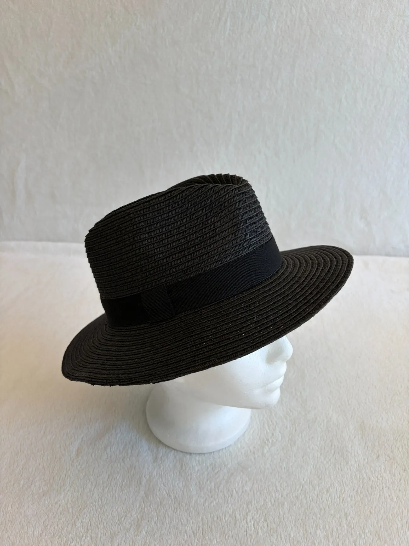 A black straw cowboy hat for kids from Hats by Cherish, number 147
