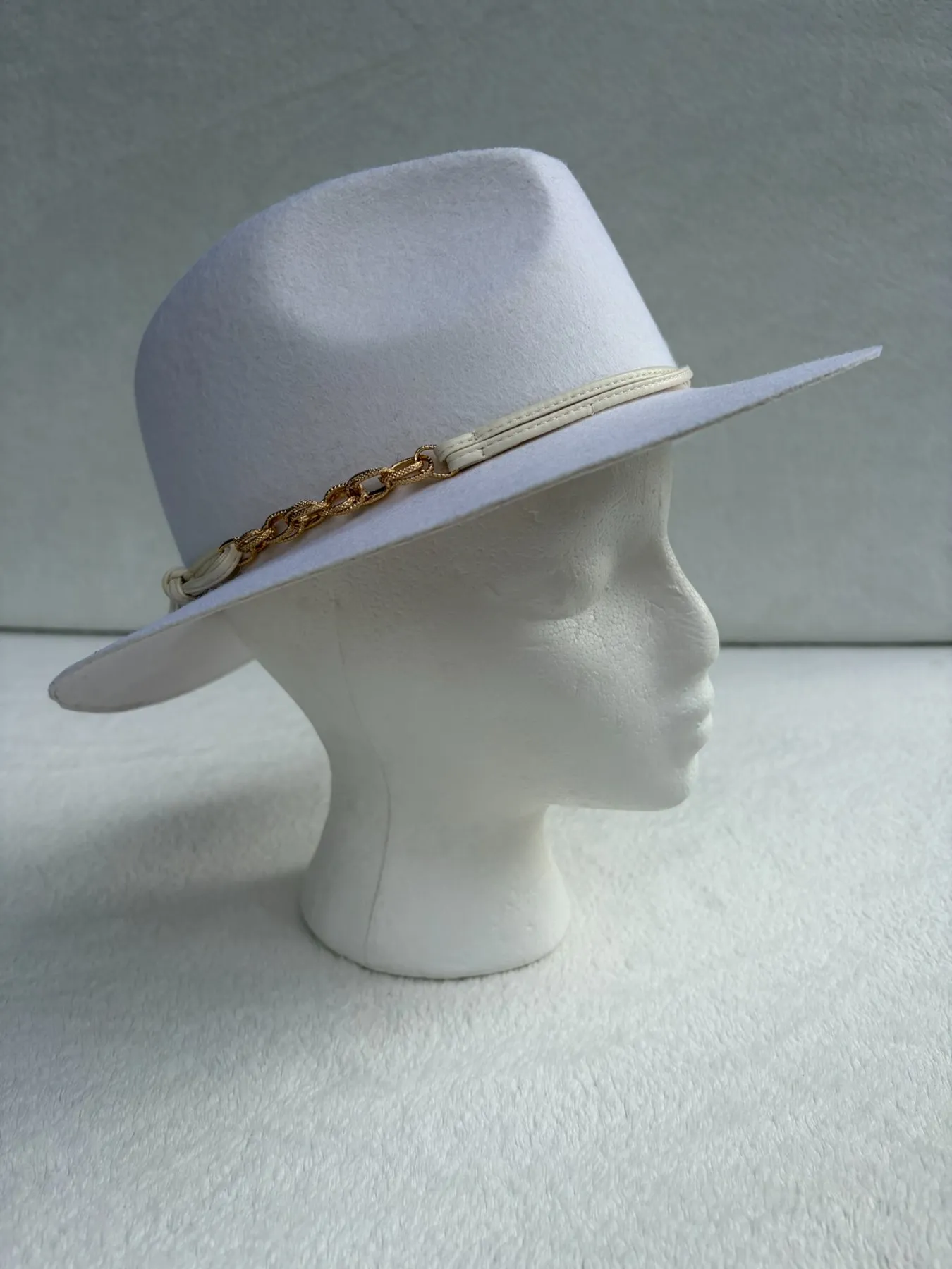 A cream felt cowboy hat for kids from Hats by Cherish, number 155