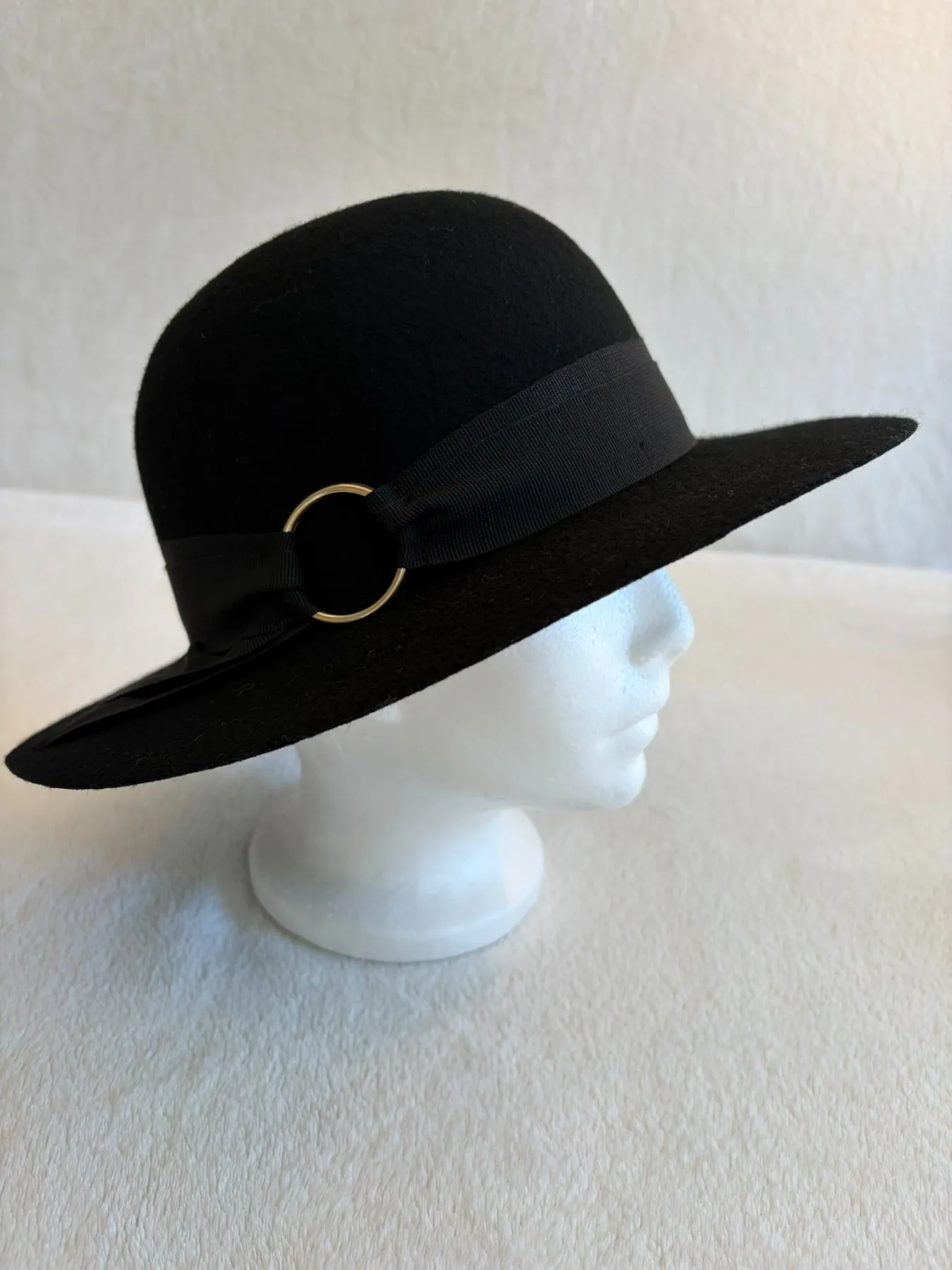 A black felt dome hat for kids from Hats by Cherish, number 535